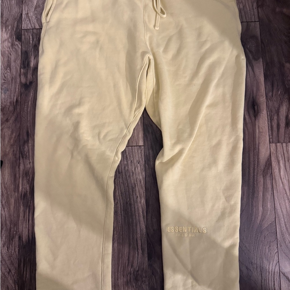 Fear of God Essentials Men's Yellow Sweatpants